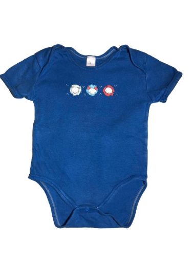 Rövid ujjú body 62-68cm
