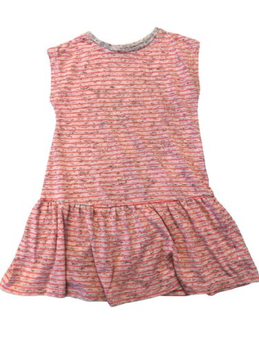 Next csíkos ruha 110cm