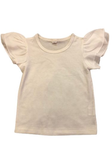 Shein fehér póló 104-110cm