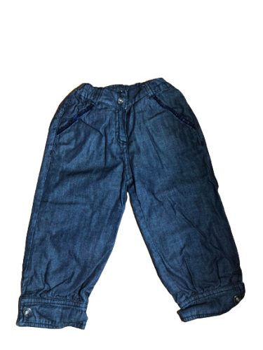 Bélelt farmernadrág 86cm