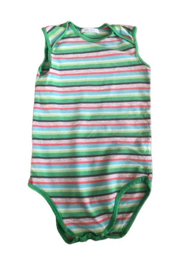 HEMA ujjatlan csíkos body 98cm