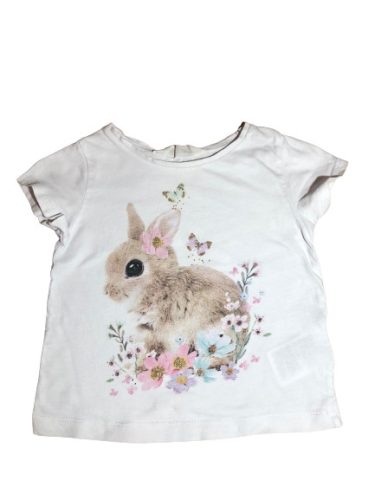 H&M nyuszis póló 80-86cm
