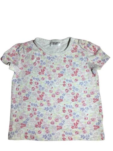 F&F virágos póló 74cm