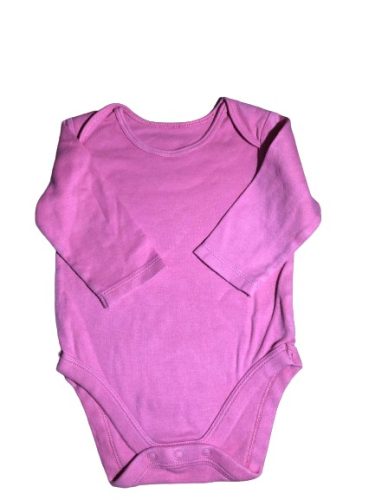 Mini Club rózsaszín hosszú ujjú body 68-74cm