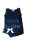 Fekete tüll rövid ujjú body 80-86cm
