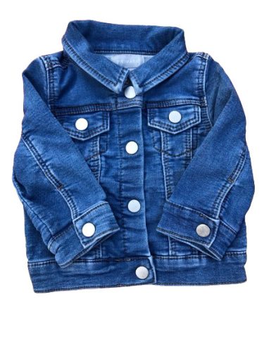 Primark patentos farmerkabát 68-74cm