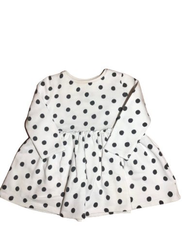 F&F pöttyös ruha 80-86cm