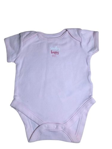 Primark feliratos rövid ujjú body 68-74cm