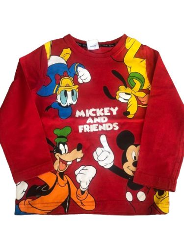 Disney Mickey Mouse & Friends mintás hosszú ujjú felső 92-98cm