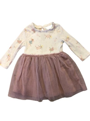 Primark hosszú ujjú ruha tüllel 68-74cm