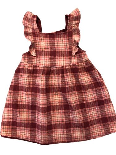 Nutmeg kockás ruha 98-104cm