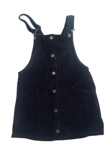 M&Co kantáros kordbársony ruha 134cm