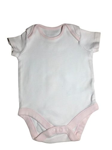 F&F csíkos rövid ujjú body 68-74cm