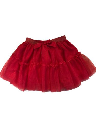 H&M piros tüllszoknya 98-104cm